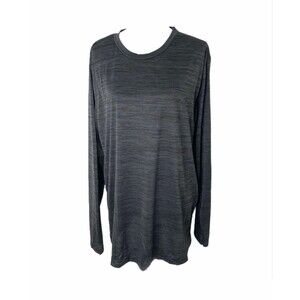 Bollinger Men's Charcoal Grey Long Sleeve Crewneck Athletic Size 3XL